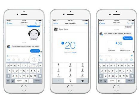 Enviar dinero mediante Facebook ahora será posible
