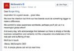 La respuesta de McDonalds a la propuesta McWhopper La respuesta de McDonalds a la propuesta McWhopper