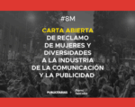 8M: Mujeres de la comunicación reiteran sus reclamos a la industria en una carta abierta y colaborativa 8M: Mujeres de la comunicación reiteran sus reclamos a la industria en una carta abierta y colaborativa