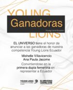Ganadoras de Young Lions Ecuador Ganadoras de Young Lions Ecuador