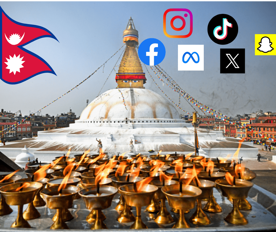 Nepal va tras las redes sociales