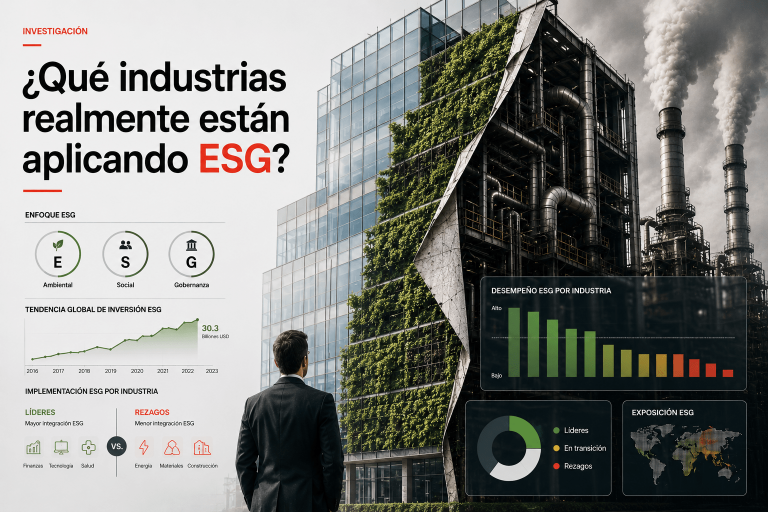 ¿Qué industrias realmente están aplicando ESG?