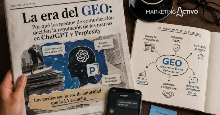 La era del GEO: Por qué los medios de comunicación deciden la reputación de las marcas en ChatGPT y Perplexity