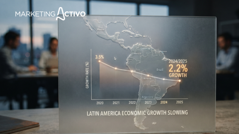 América Latina crecería 2,2 % en 2026 y completaría cinco años de bajo crecimiento